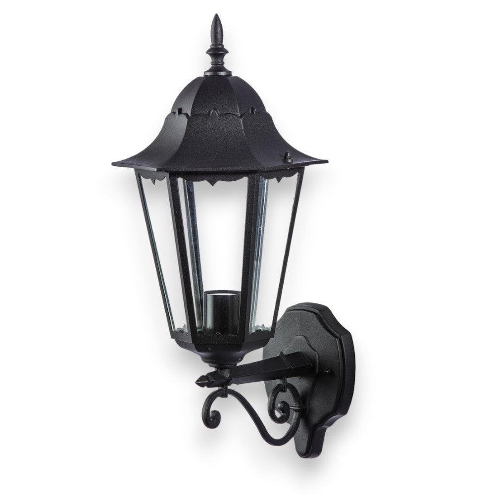 Lanterne murale en aluminium et verre pour éclairage extérieur