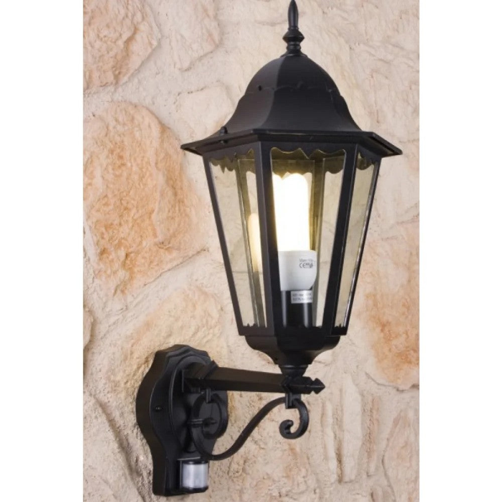 Lanterne murale en aluminium et verre pour éclairage extérieur