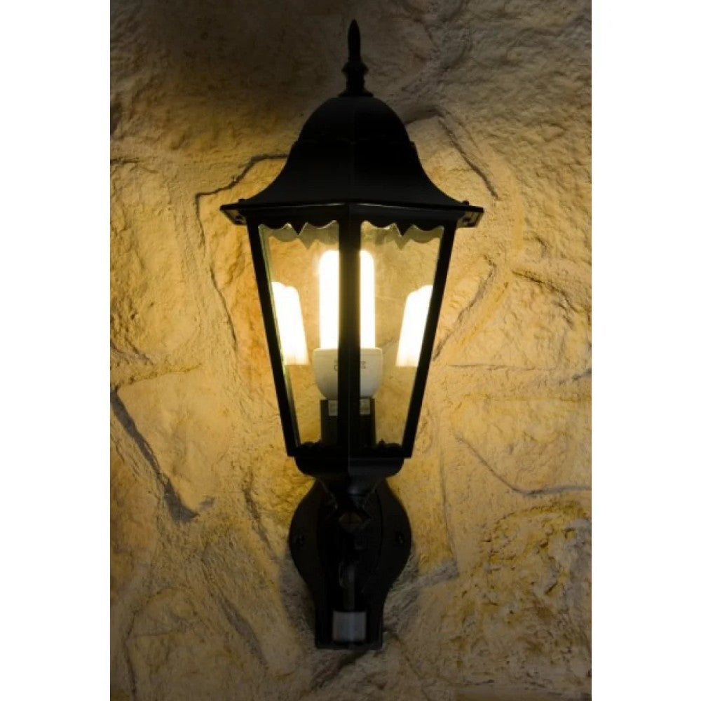 Lanterne murale en aluminium et verre pour éclairage extérieur