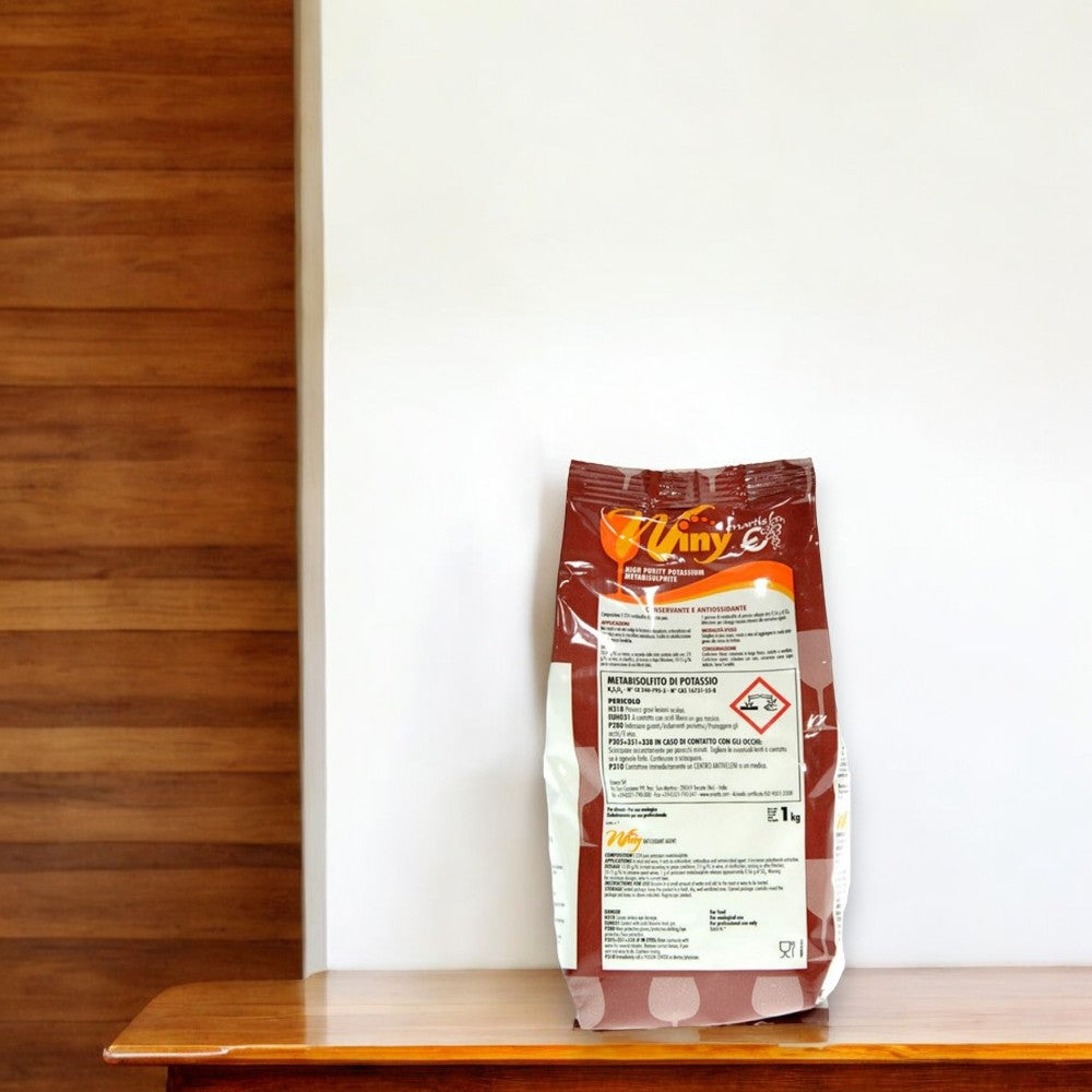 Métabisulfite de potassium avec additif pour moûts et vins 1 kg