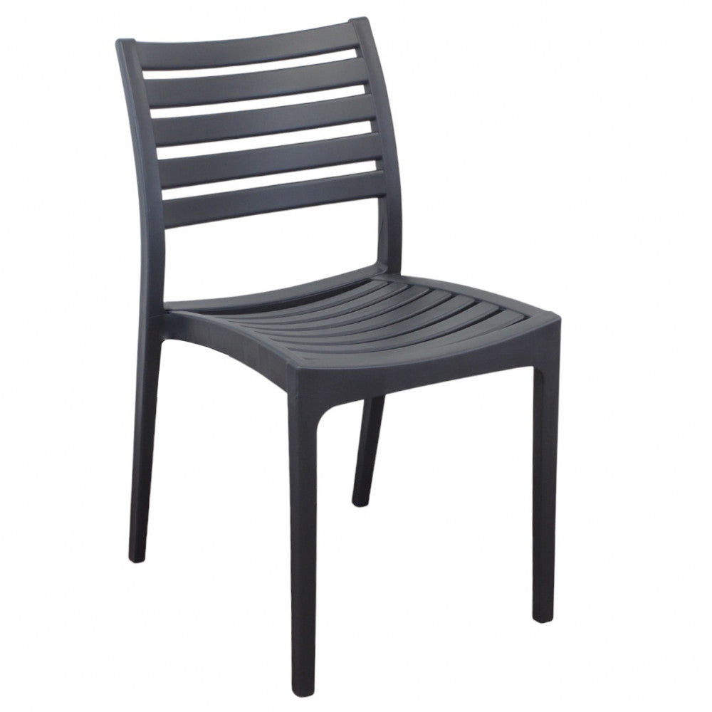 Sedia impilabile in polipropilene 42,5x49xH78 cm con design moderno Curvìa