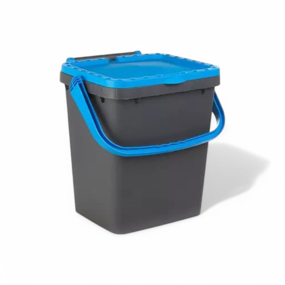 Poubelle Ecoplus pour collecte séparée des déchets Lt.35 - mm.430x360x435h - bleu