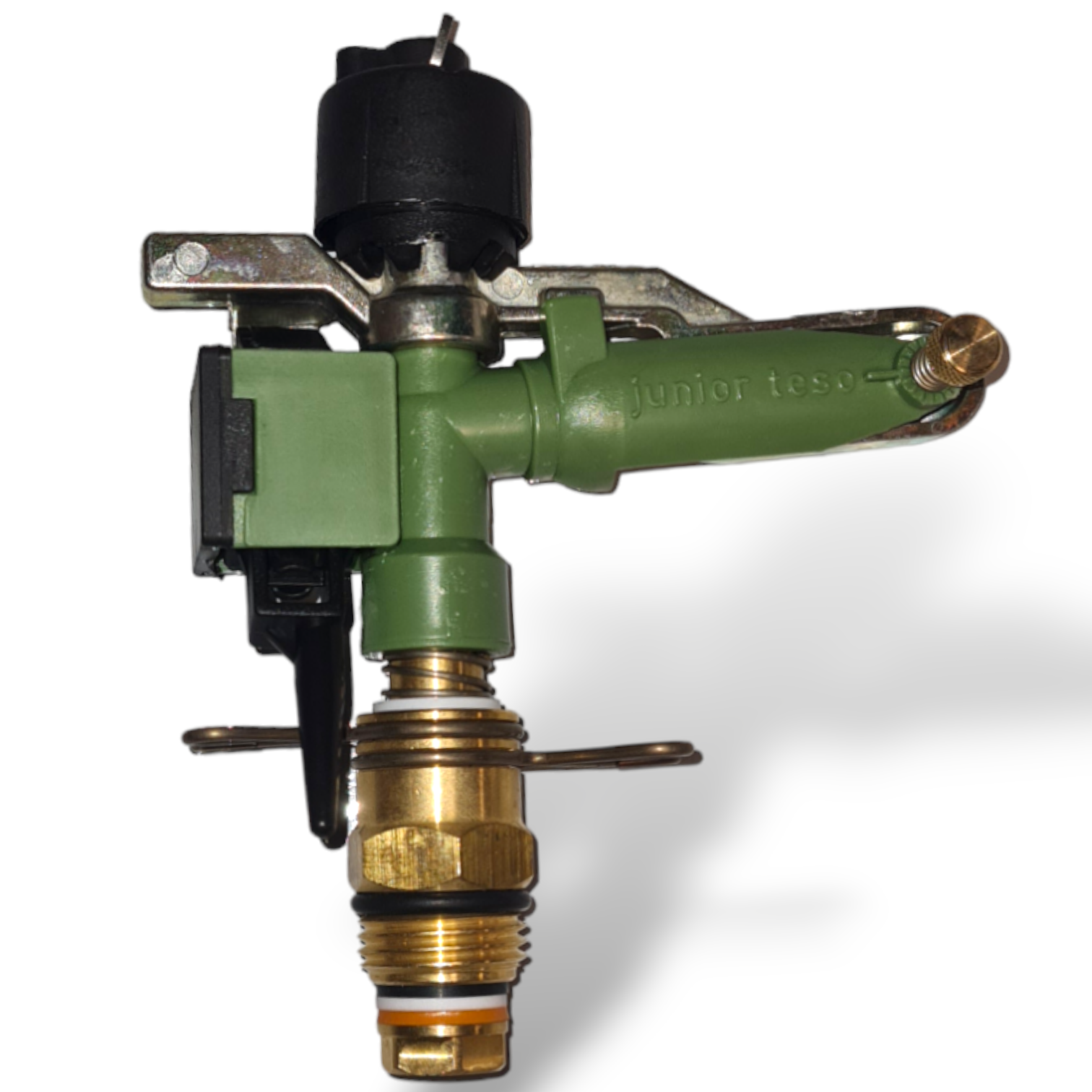 Arroseur 1 secteur avec raccord laiton 1/2", buse avec aérateur réglable Junior Teso 4