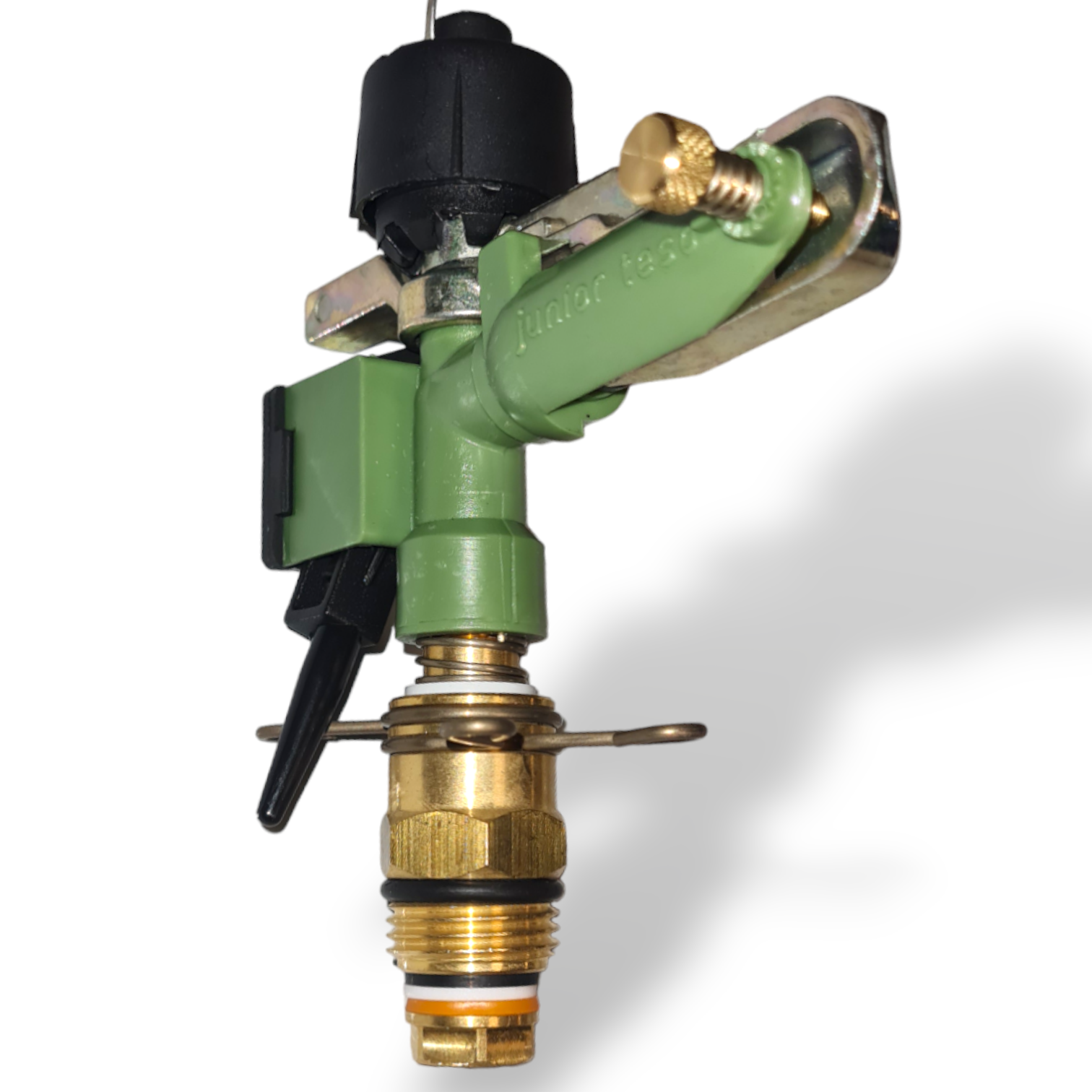 Arroseur 1 secteur avec raccord laiton 1/2", buse avec aérateur réglable Junior Teso 4