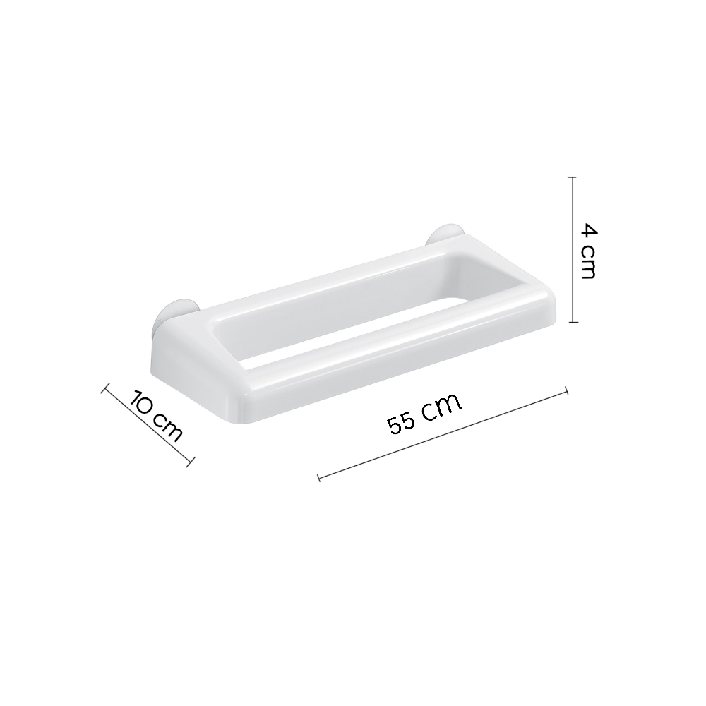 Porte-serviettes en résine thermoplastique pour salle de bain