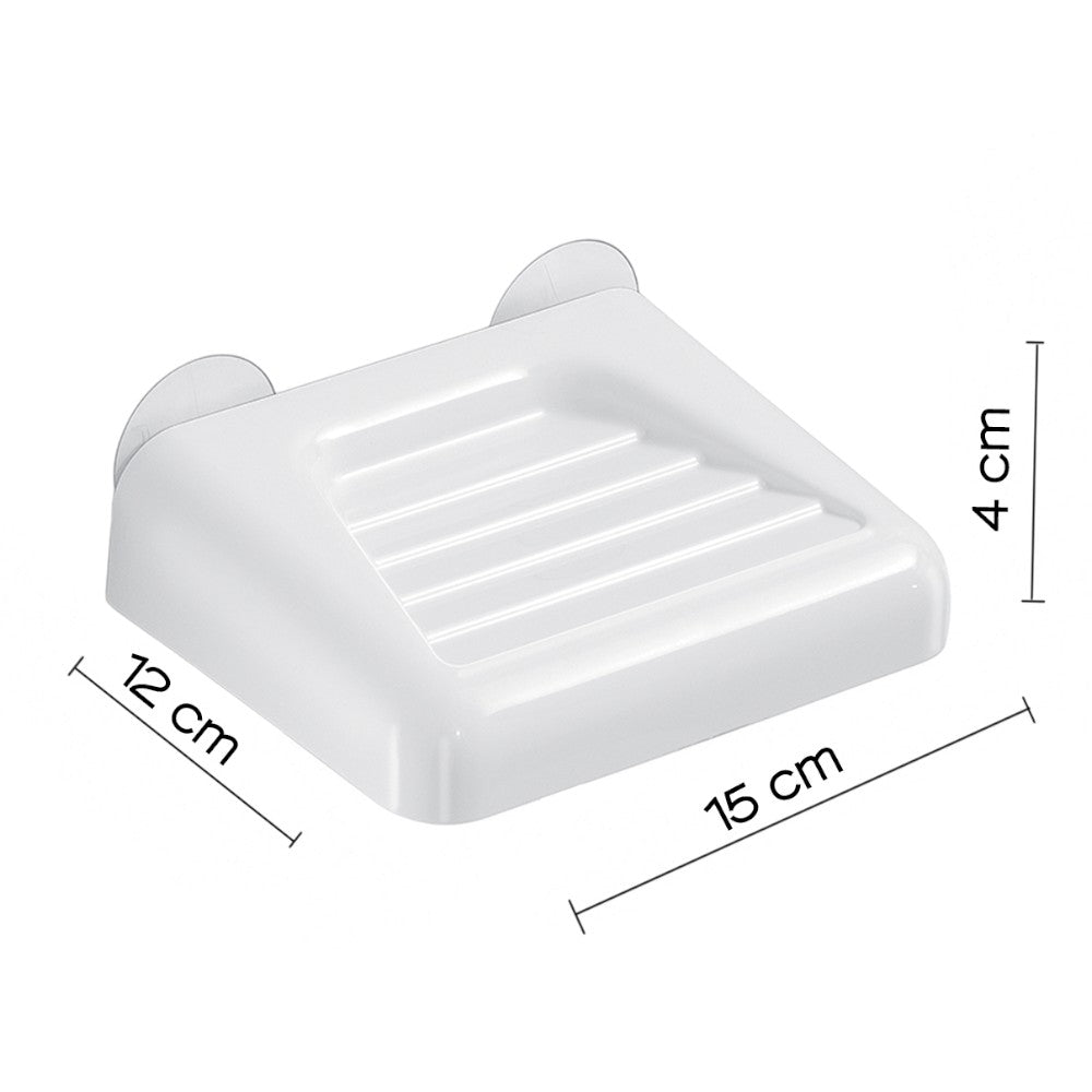 Porte-savon de salle de bain en résine thermoplastique 