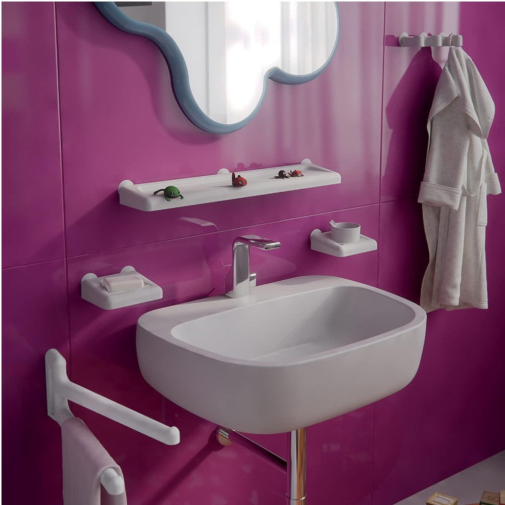 Porte-savon de salle de bain en résine thermoplastique 
