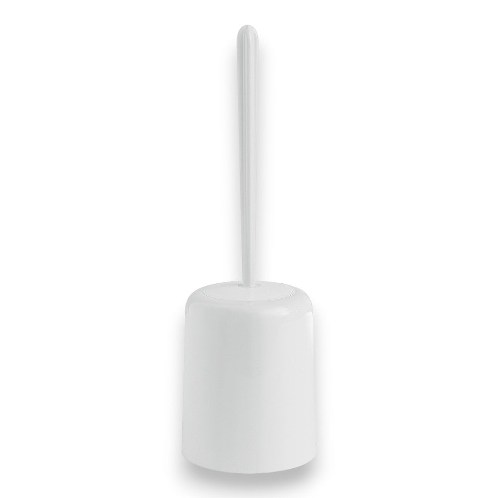 Porte-brosse de toilette 12,5x12,5x37,5 cm en résine pour salle de bain