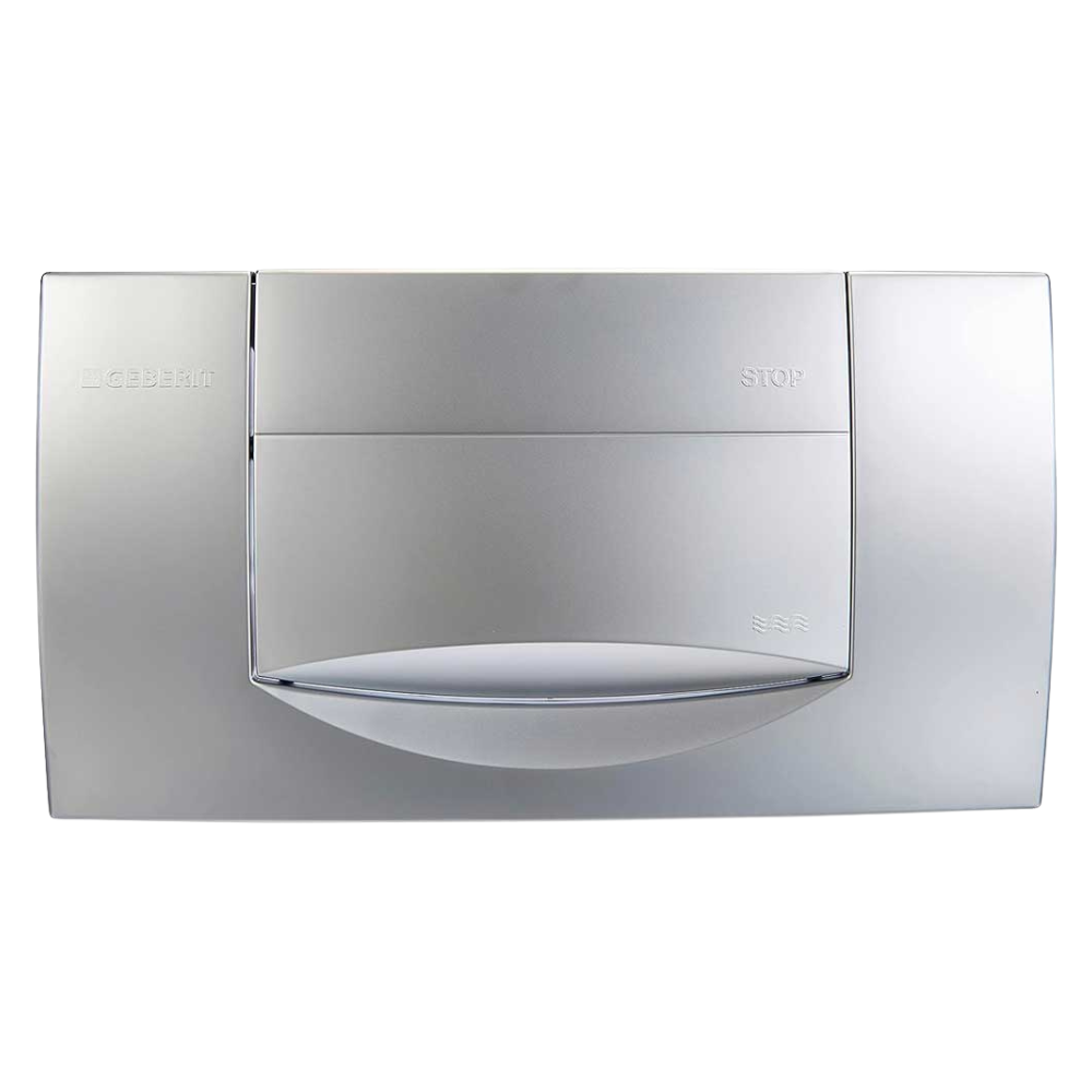 Placca di comando monotasto per cassette di risciacquo a incasso 34x18.5x3.9 cm