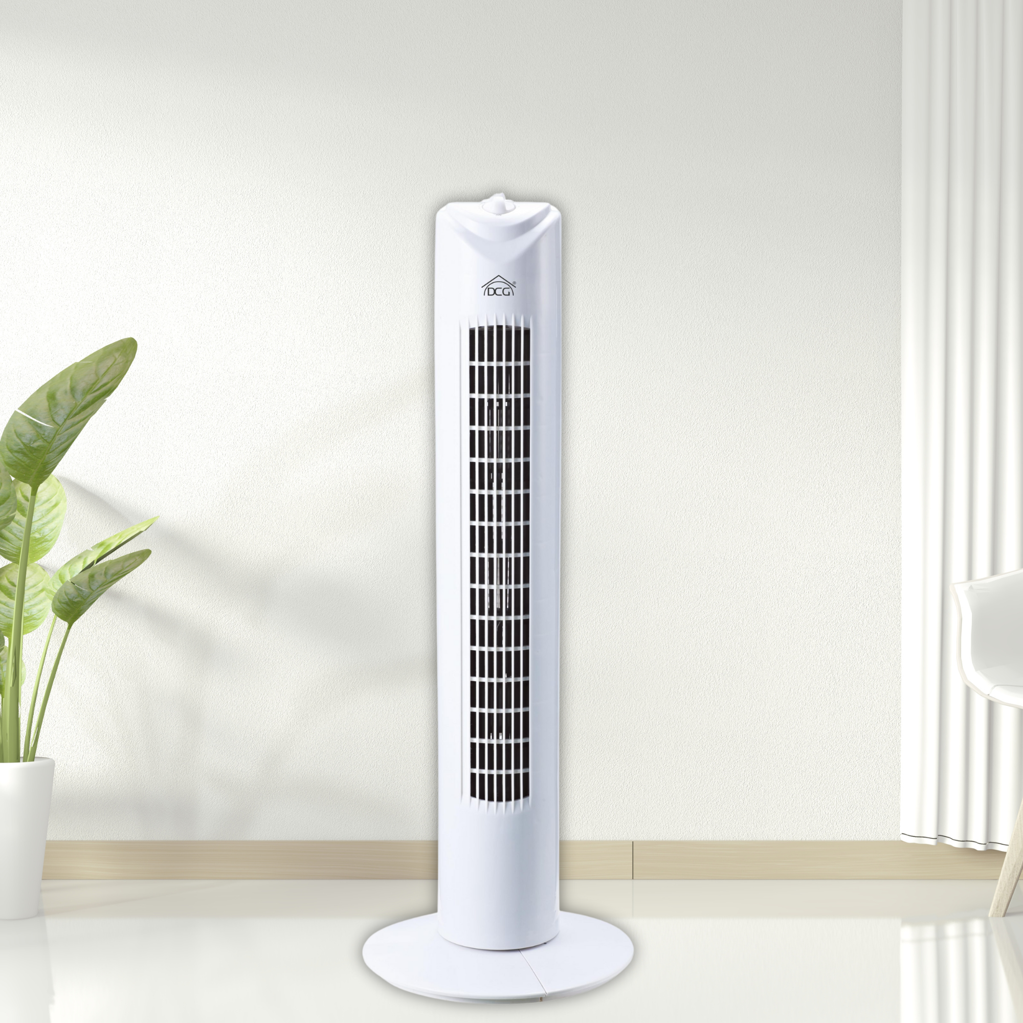 Ventilateur tour à 3 vitesses, modèle individuel
