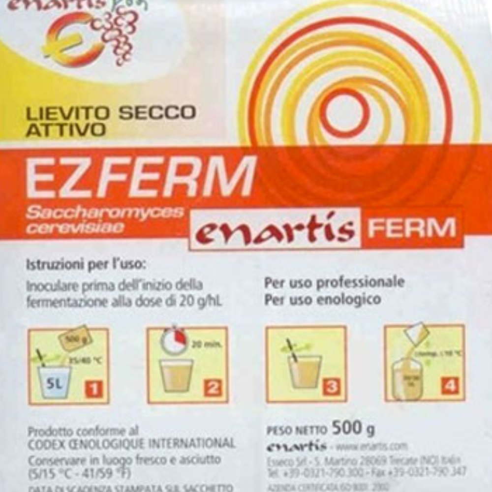 Levure de vinification ezferm 50 gr