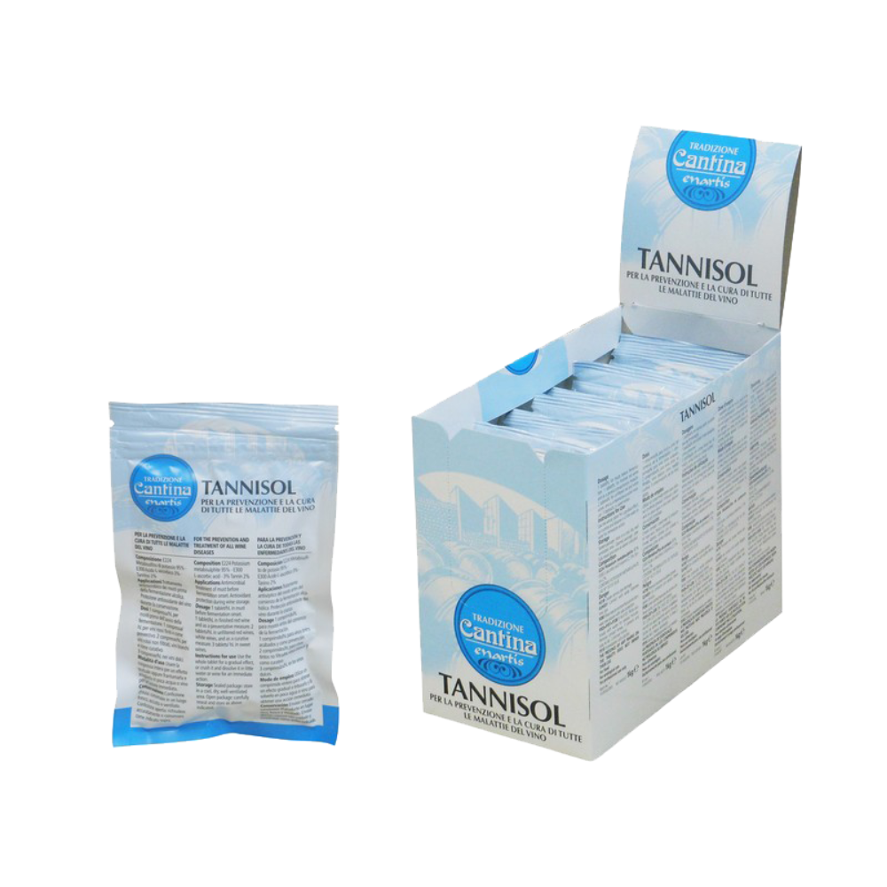 Antioxydant en poudre pour moûts et vins Tannisol Expo 100 sachets de 10 g