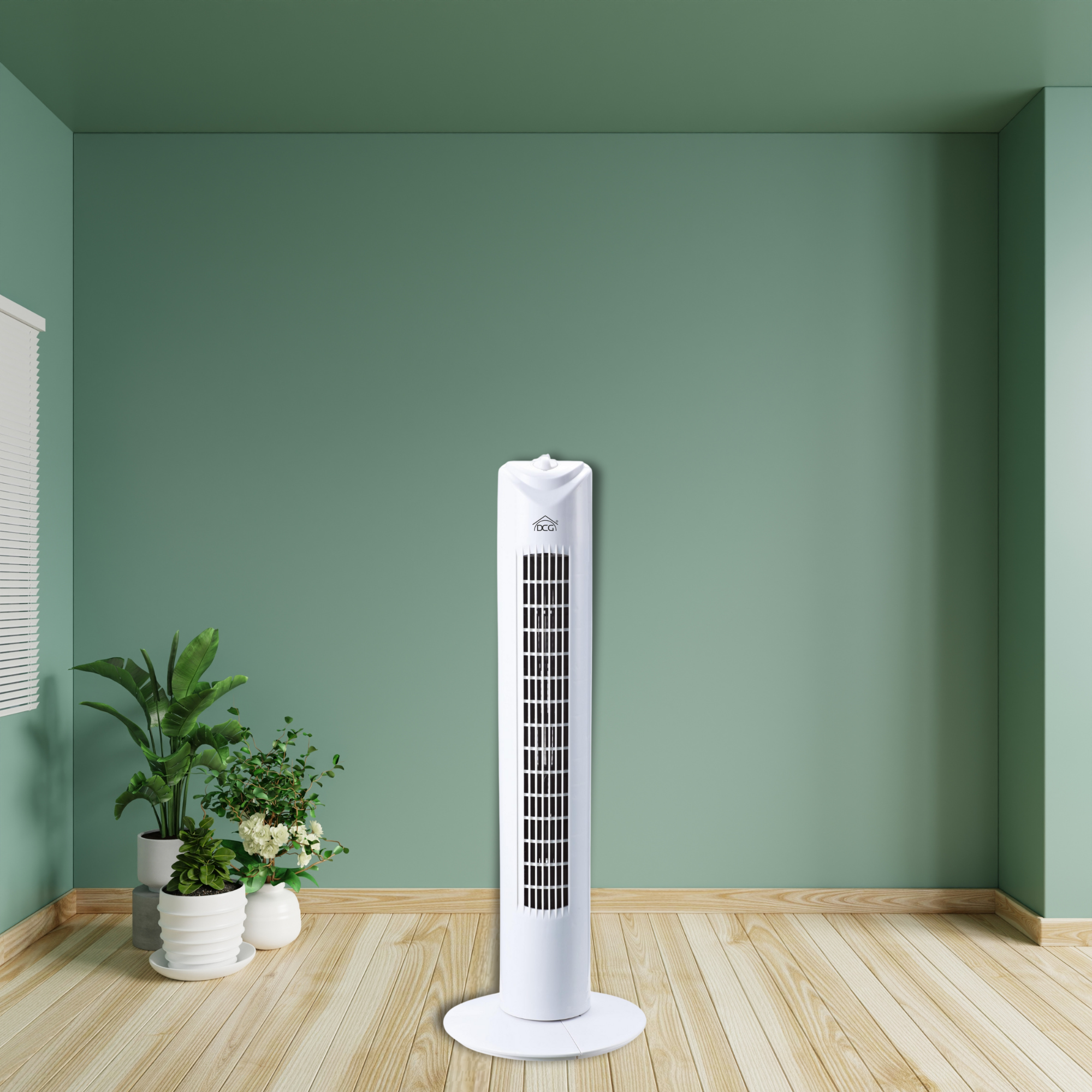 Ventilateur tour à 3 vitesses, modèle individuel