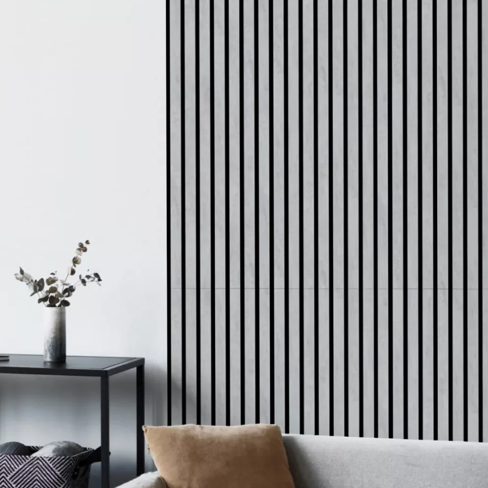 4 pannelli fonoassorbenti decorativi flessibili in mdf per uso interno chicago 60x275 cm