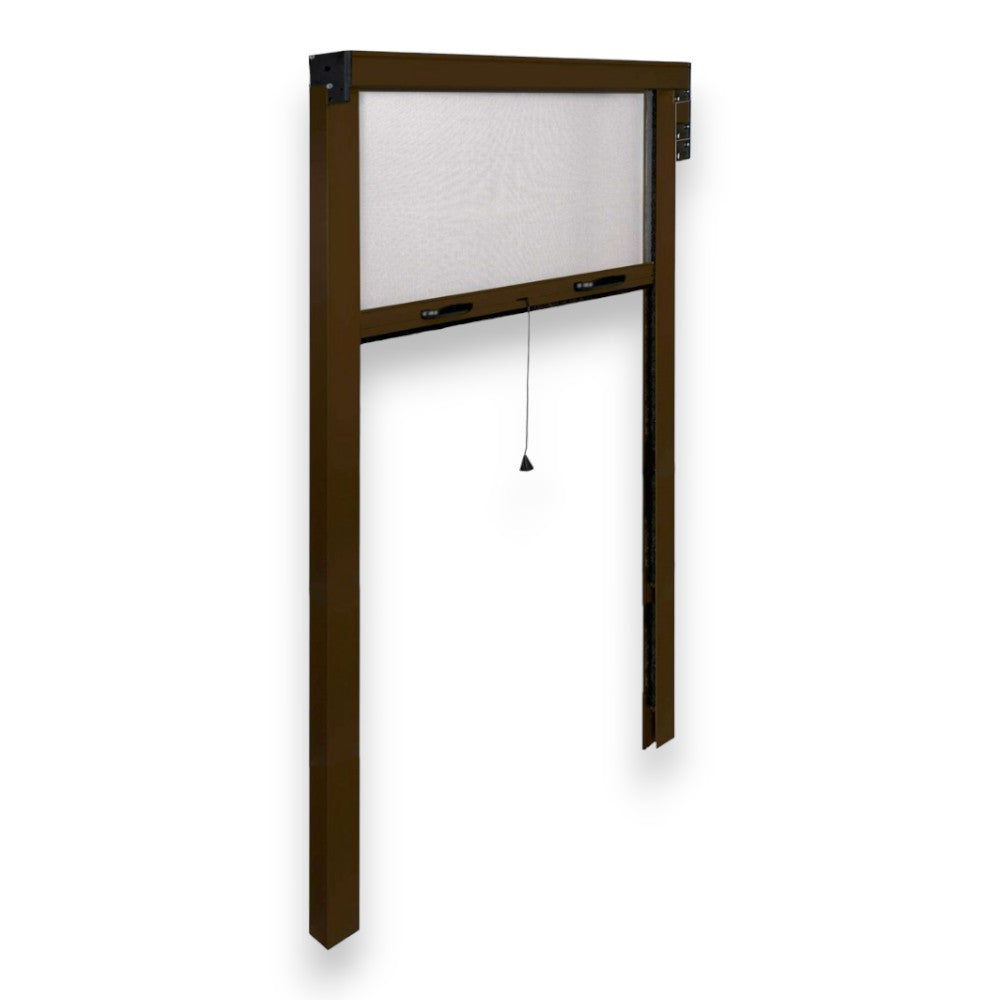 Moustiquaire verticale à enroulement pour intérieur et extérieur 140x250 cm