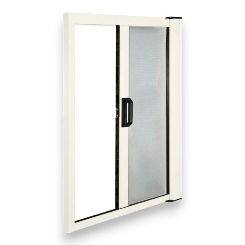 Moustiquaire à enroulement horizontal 150x250h cm avec profilés en aluminium pour portes et fenêtres