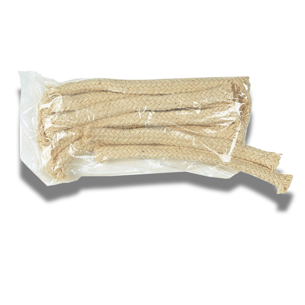 Mèche en coton pour torches anti-moustiques en bambou 20 cm pour l'extérieur