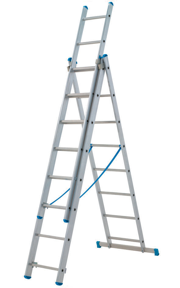 Balance Stilo triple/extensible en aluminium Gr En 131 - 3x12 gr. cm.342-818h. Kg.23 base cm.118 (SL350-3)