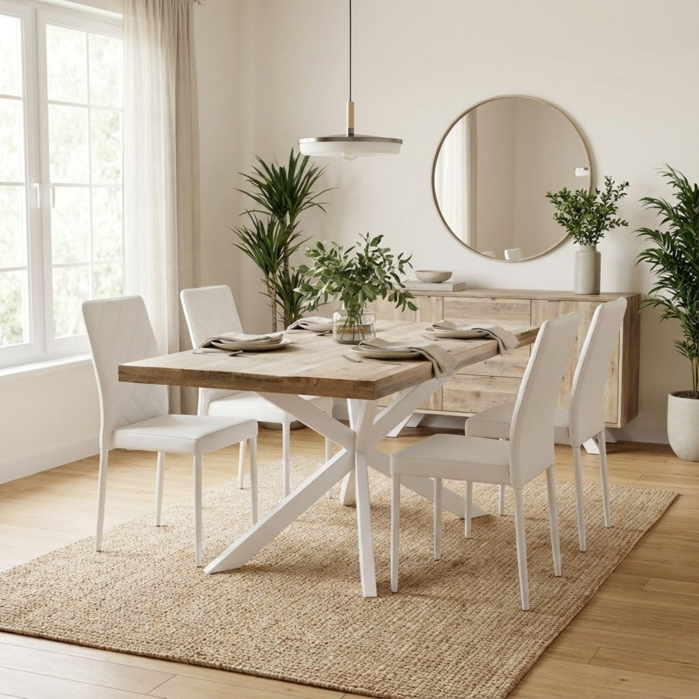 Table Corey 200X100 Blanc