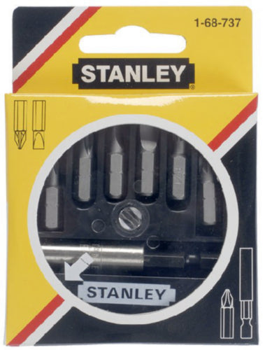 Jeu de 7 embouts de tournevis avec support magnétique Stanley 1-68-737 