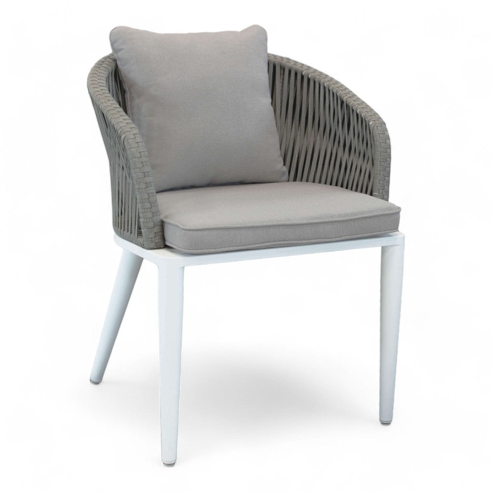 Fauteuil NEVADA en aluminium avec coussins