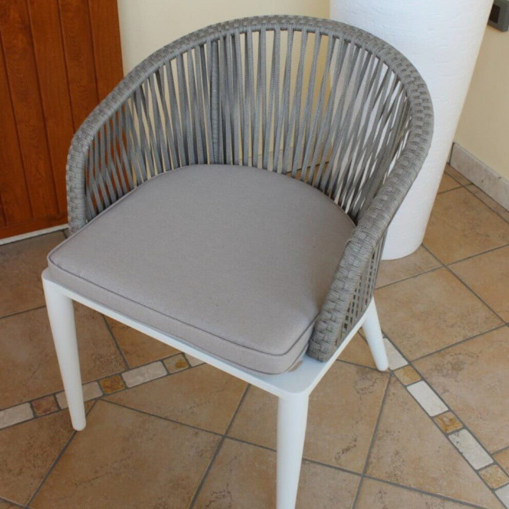 Fauteuil NEVADA en aluminium avec coussins