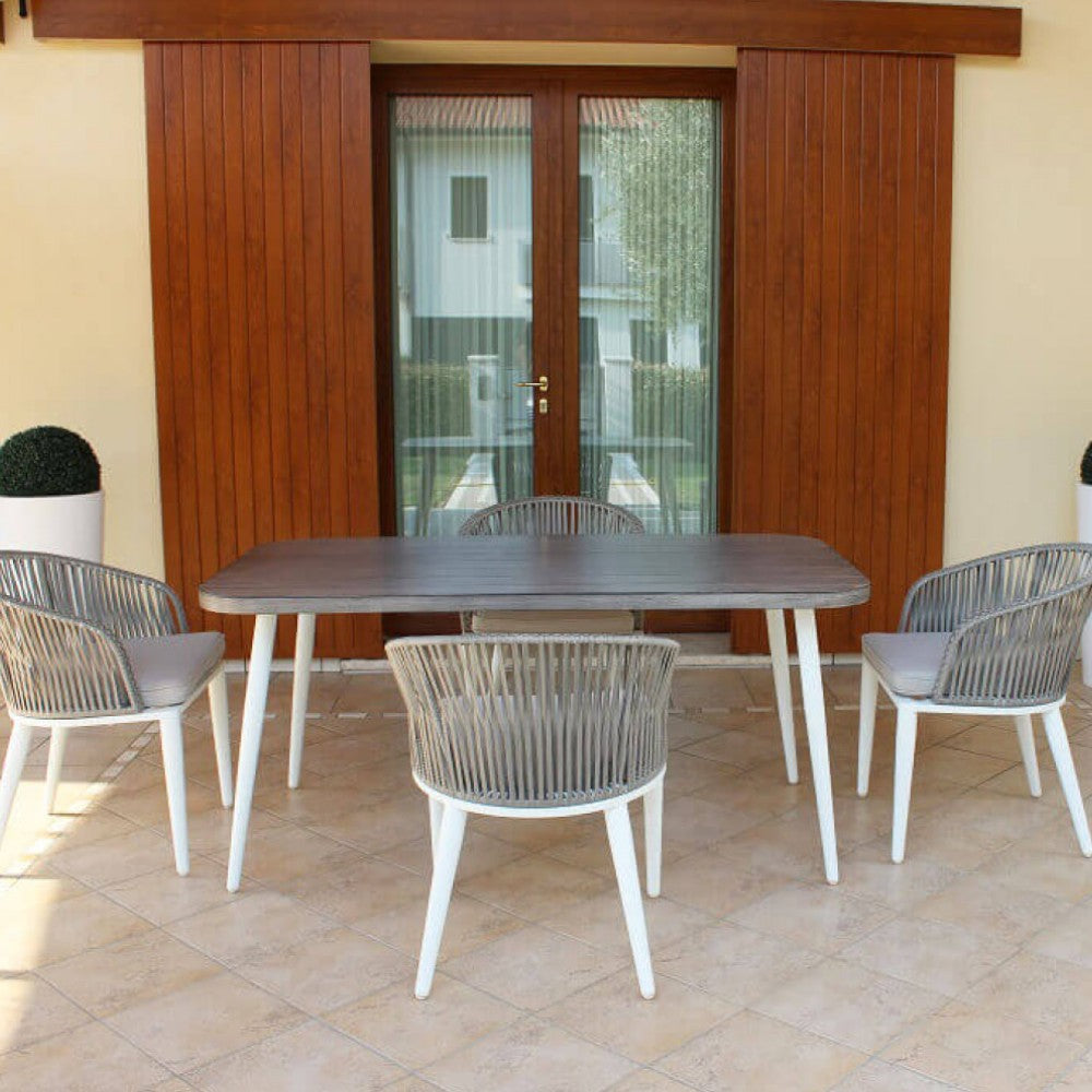 Fauteuil NEVADA en aluminium avec coussins