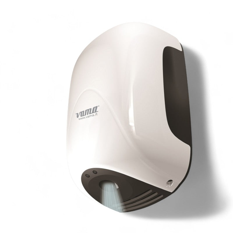 Sèche mains électrique Mini Eco Jet En Abs Blanc 900W Vama