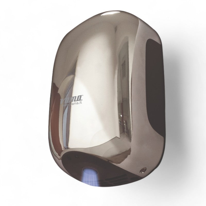 Sèche-mains électrique Mini Eco Jet en Chrome Abs 900W Vama