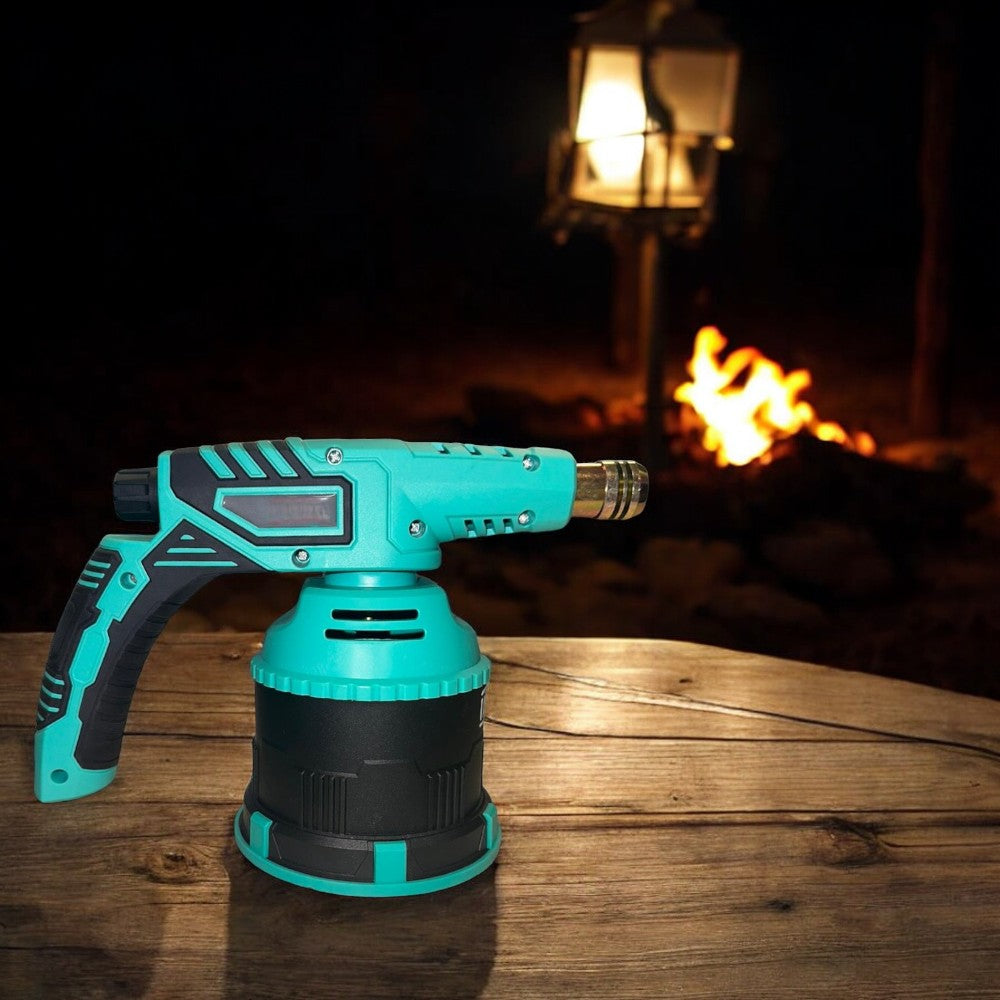 Soudeur chalumeau à gaz portable 1300w avec allumage piézo pour souder, dégivrer et allumer les barbecues