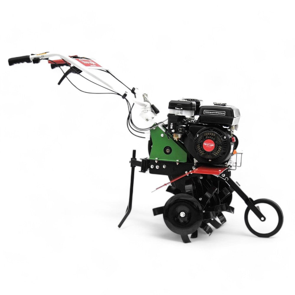 Houe à moteur essence Carletto 1M, moteur 212cc 6,5HP et coupeur 80cm Sbaraglia A3010