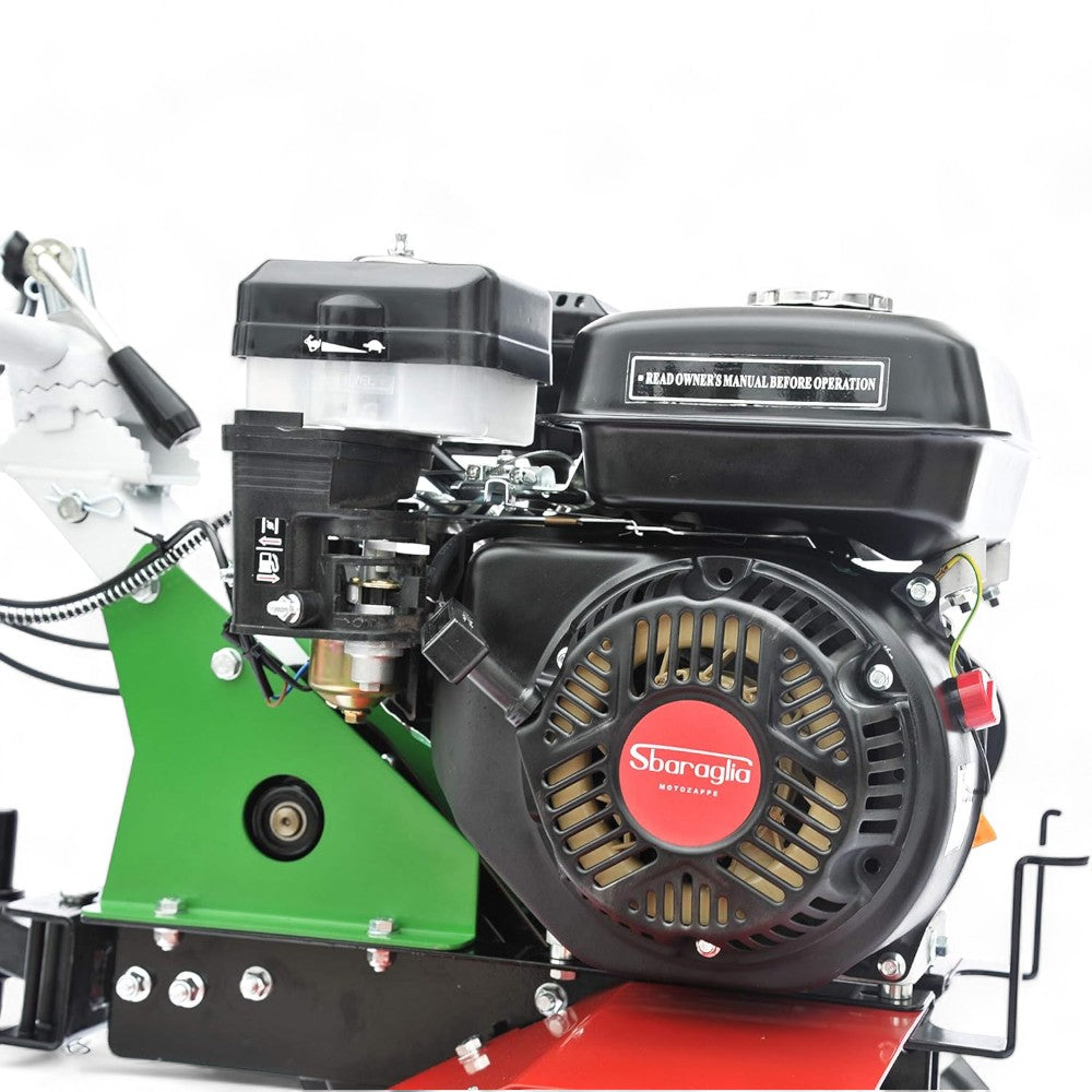 Houe à moteur essence Carletto 1M, moteur 212cc 6,5HP et coupeur 80cm Sbaraglia A3010
