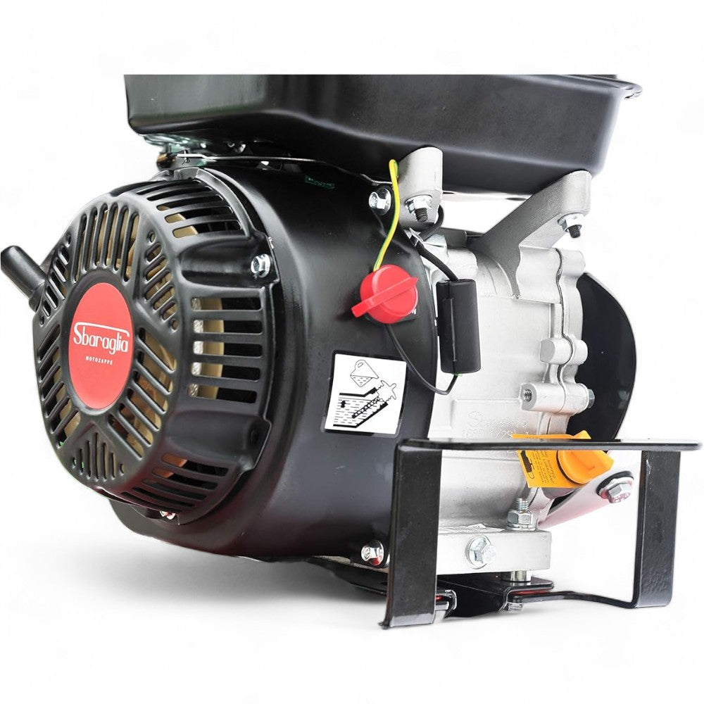 Houe à moteur essence Carletto 1M, moteur 212cc 6,5HP et coupeur 80cm Sbaraglia A3010