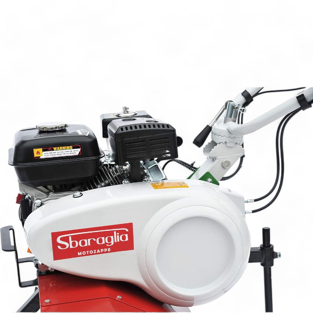 Houe à moteur essence Carletto 1M, moteur 212cc 6,5HP et coupeur 80cm Sbaraglia A3010