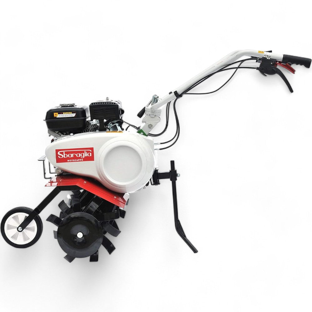 Houe à moteur essence Carletto 1M, moteur 212cc 6,5HP et coupeur 80cm Sbaraglia A3010