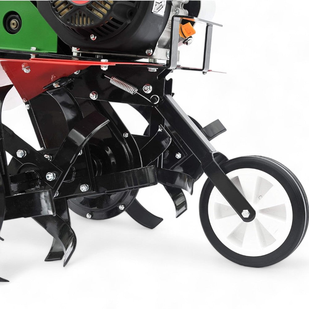 Houe à moteur essence Carletto 1M, moteur 212cc 6,5HP et coupeur 80cm Sbaraglia A3010