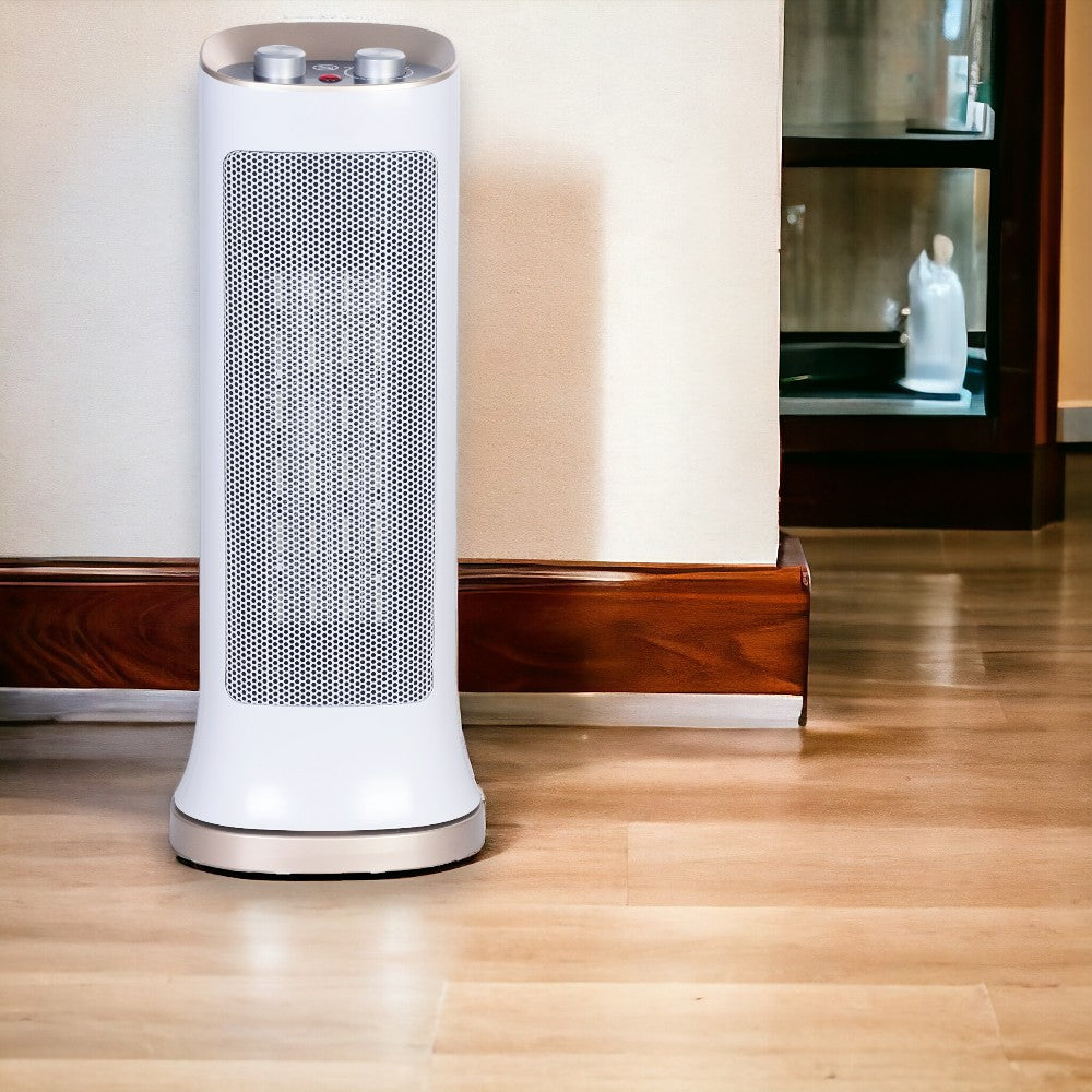 Poêle en céramique de design moderne avec chauffage électrique oscillant avec thermostat de 2000 watts