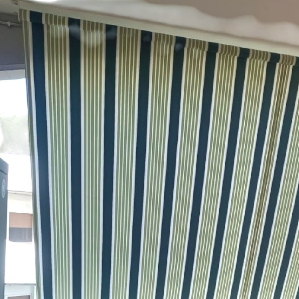 Tenda da balcone para sole a caduta senza cassone 100x250 cm con profili in alluminio