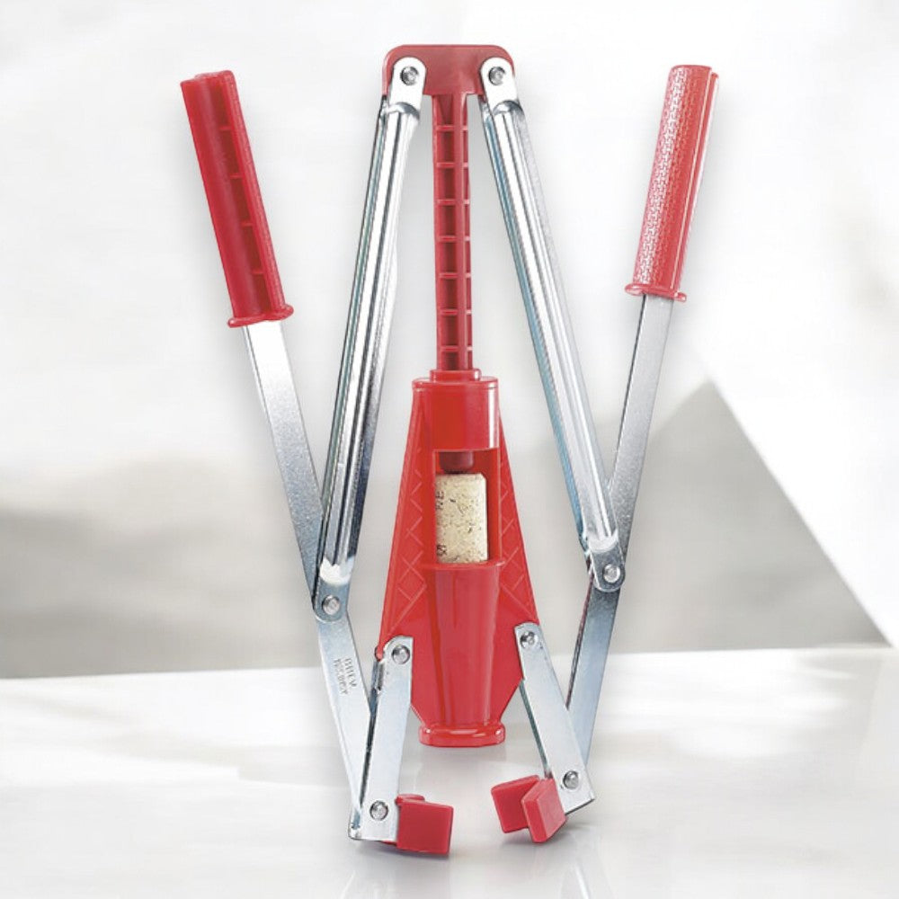 Machine à boucher à deux leviers pour bouchons en liège sur bouteilles d'un diamètre de 2,6 cm 