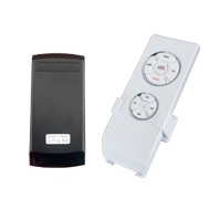 Ventilateur de plafond finition bois à 5 pales avec télécommande et lampe Niklas Woodsky