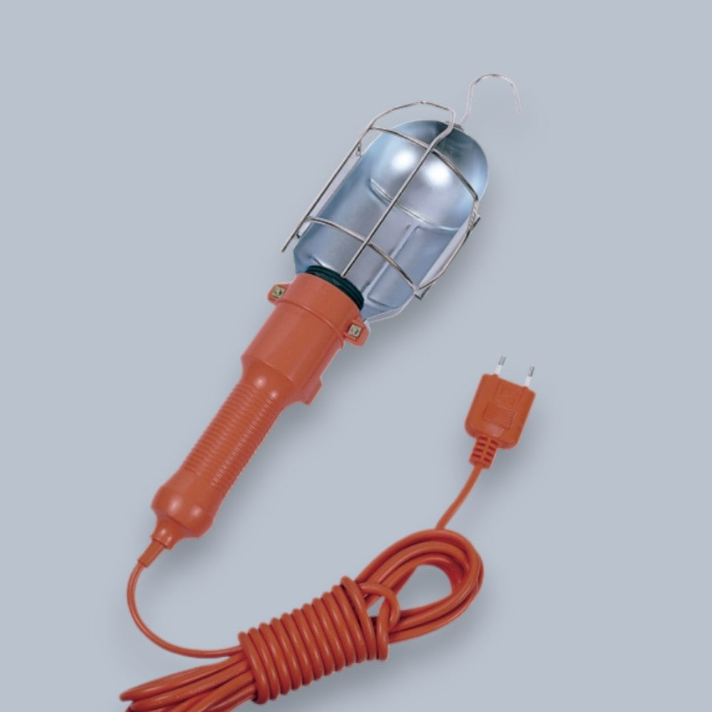 Lampe torche portative avec câble de 10 m pour l'extérieur