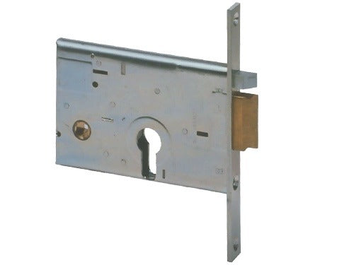 Serrure électrique à mortaiser pour profilés métalliques, entraxe 58 mm, façade 16 mm CISA ART. 14012 