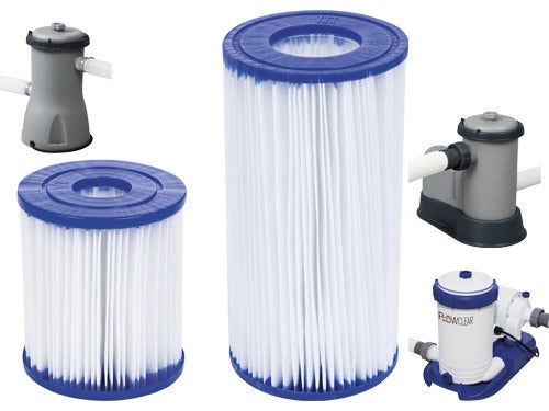 Cartouche de remplacement pour filtres de piscine - type III, ø cm. 10,6x20, 3H art. Bestway58012