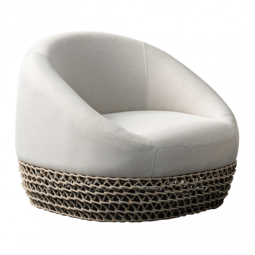 Fauteuil pivotant Lafayette avec coussins