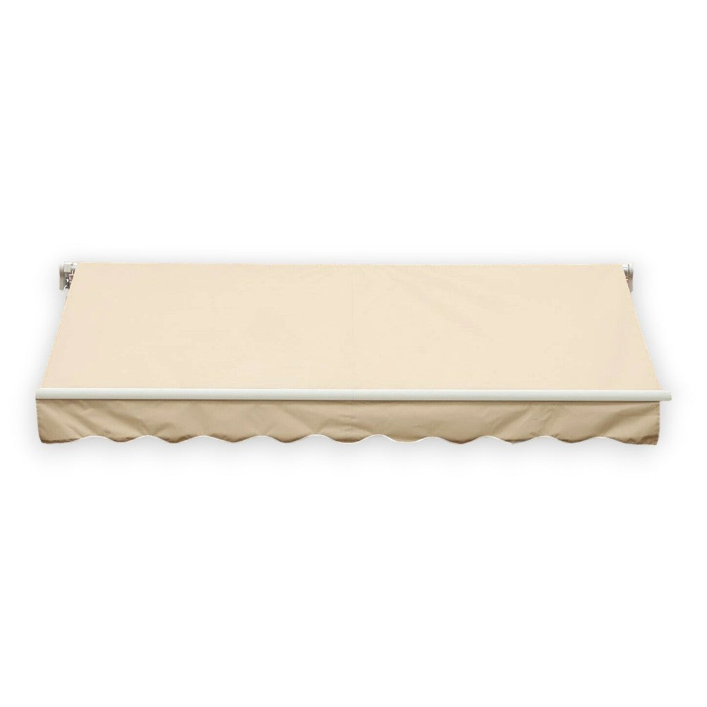 Store de balcon beige avec structure en aluminium avec kit de montage Sonny
