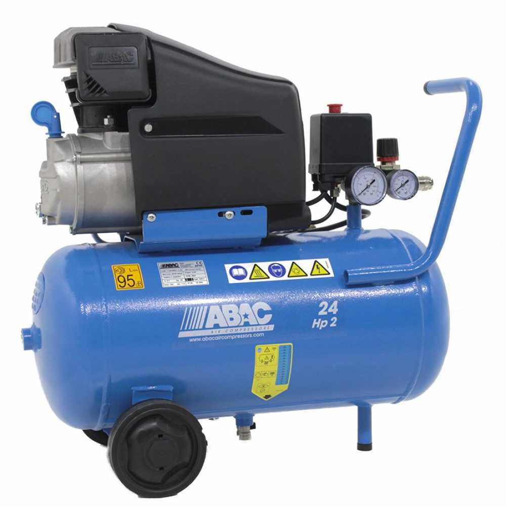 Compresseur électrique coaxial à roues pole position L20 ligne Abac 24 lt 2HP
