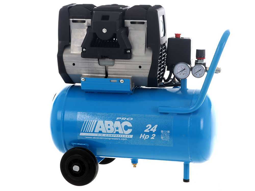 Compresseur d'air silencieux OS20P Abac 24 lt 2HP super silencieux