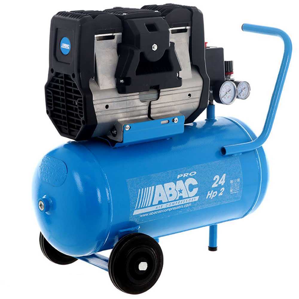 Compresseur d'air silencieux OS20P Abac 24 lt 2HP super silencieux