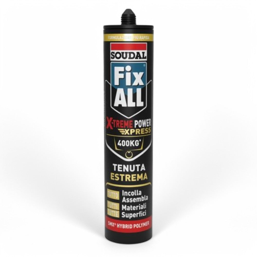 Colle d'étanchéité Soudal 'fix all x-treme express' 280 ml - blanc
