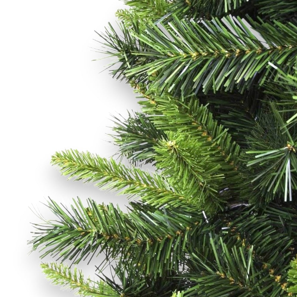 Sapin de Noël vert en PVC Bavière